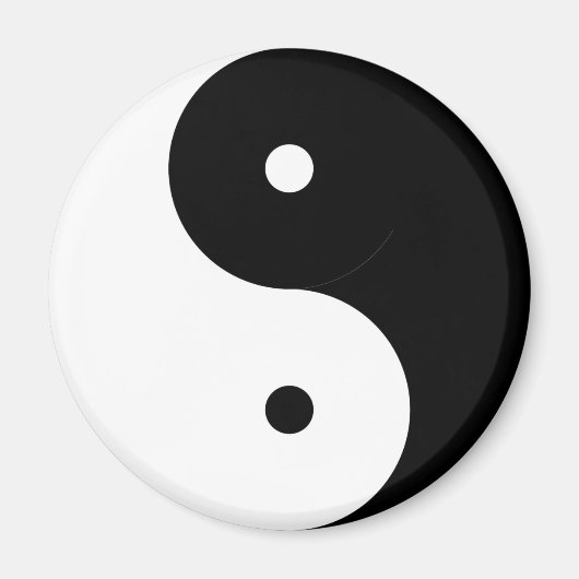 Standard Yin Yang door Kenneth Yoncich Magneet (Voorkant)