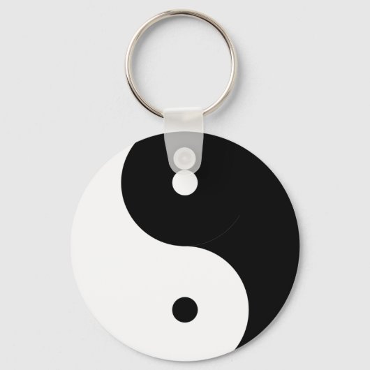 Standard Yin Yang door Kenneth Yoncich Sleutelhanger (Voorkant)