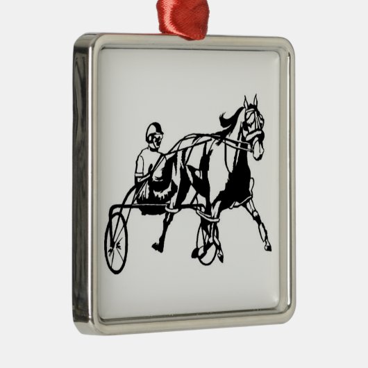 Standardbred Race Ornament (Rechts)