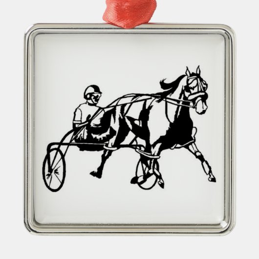 Standardbred Race Ornament (Voorkant)