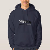 Standardbred Racing Silhouette Hoodie (Voorkant)