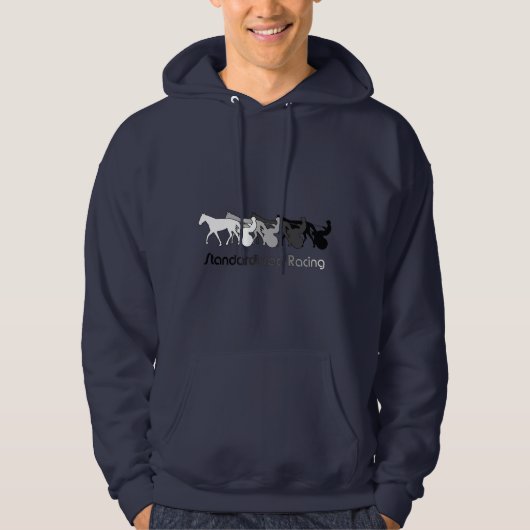 Standardbred Racing Silhouette Hoodie (Voorkant)