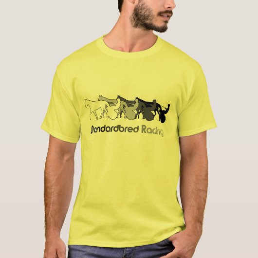 Standardbred Racing Silhouette T-shirt (Voorkant)