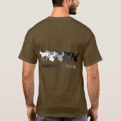 Standardbred Racing Silhouette T-shirt (Achterkant)