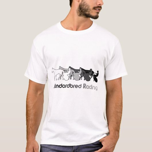 Standardbred Racing Silhouette T-shirt (Voorkant)