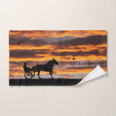 Standardbred Trotting Racehorse Handdoek (Handdoek)