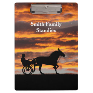 Standardbred Trotting Racehorse Klembord