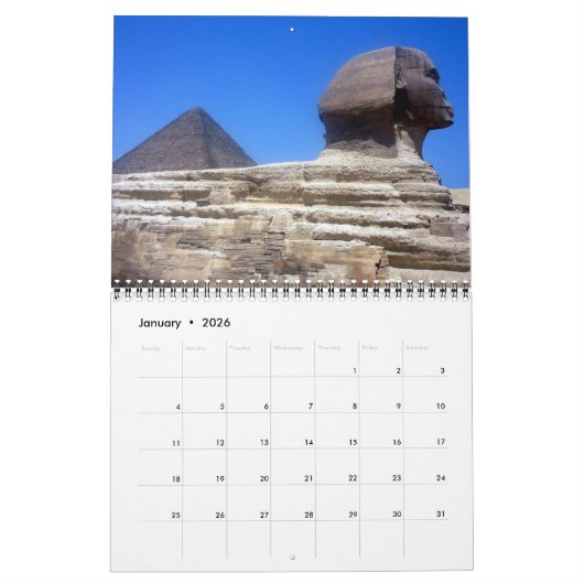 Standbeeld 2026 kalender (Jan 2026)