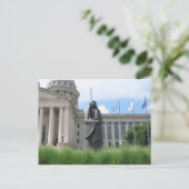 Standbeeld bij het Kapitaal van de Staat van Briefkaart (Staand voorkant)