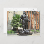 standbeeld botero briefkaart (Voorkant / Achterkant)
