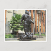 standbeeld botero briefkaart (Voorkant)
