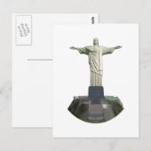standbeeld: Christus de dominee: 3D-model: Briefkaart (Voorkant / Achterkant)