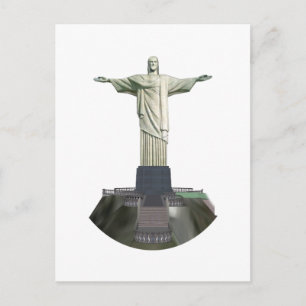 standbeeld: Christus de dominee: 3D-model: Briefkaart
