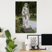 Standbeeld in het park poster (Thuiskantoor)