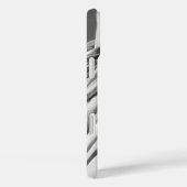 standbeeld liberty grijs Case-Mate iPhone case (Achterkant / Rechts)