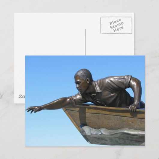 Standbeeld - Memphis Briefkaart (Voorkant / Achterkant)