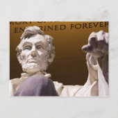 Standbeeld van Abraham Lincoln, Lincoln Memorial Briefkaart (Voorkant)