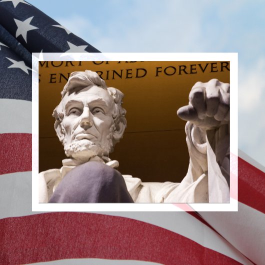 Standbeeld van Abraham Lincoln, Lincoln Memorial Briefkaart