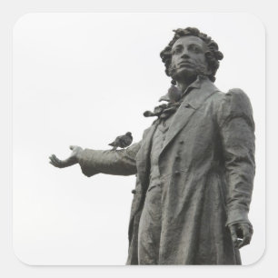 Standbeeld van Alexander Poesjkin, Sint-Petersburg Vierkante Sticker