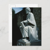 standbeeld van Averroës Briefkaart (Voorkant / Achterkant)