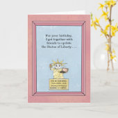Standbeeld van bijgewerkte Vrijheid - Verjaardag Kaart (Gele Bloem)