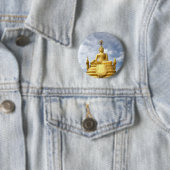 Standbeeld van Boeddha Ronde Button 5,7 Cm (In situ)