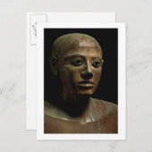 Standbeeld van Chancellor Nakhti, from Asyut, earl Briefkaart (Voorkant / Achterkant)