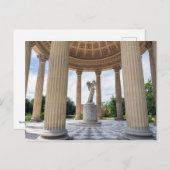 Standbeeld van Cupido, Tempel van de liefde in Ver Briefkaart (Voorkant / Achterkant)