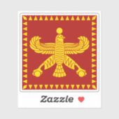 Standbeeld van Cyrus de Grote Sticker (Vel)