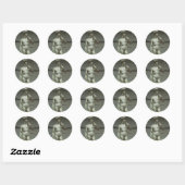 Standbeeld van David door Michelangelo Ronde Sticker (Vel)
