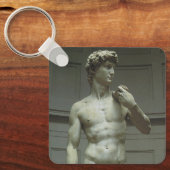 Standbeeld van David door Michelangelo Sleutelhanger (Voorkant)