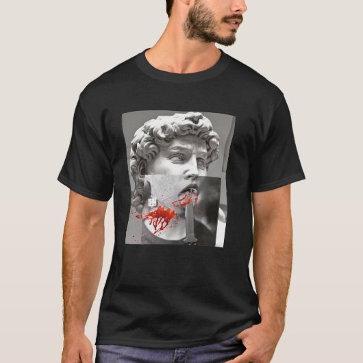standbeeld van David T-shirt (Voorkant)