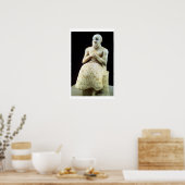 standbeeld van de ambtenaar Ebih-Il uit de tempel  Poster (Keuken)