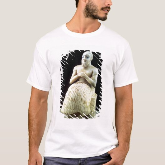 standbeeld van de ambtenaar Ebih-Il uit de tempel T-shirt (Voorkant)