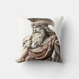 Standbeeld van de klassieke krijger Pastel Kussen