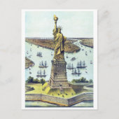 standbeeld van de stad New York Briefkaart (Voorkant)