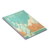  standbeeld van de stad New York Notitieboek (Rechterzijde)