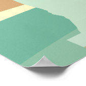  standbeeld van de stad New York Poster (Hoek)