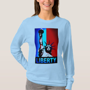 Standbeeld van de T-shirts van de Vrijheid