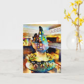 Standbeeld van de toortswaterverf van de Vrijheid Kaart (Gele Bloem)