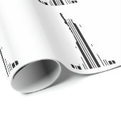 STANDBEELD VAN DE VRIJHEID BAR CODE New York Barco Cadeaupapier (Rol Hoek)