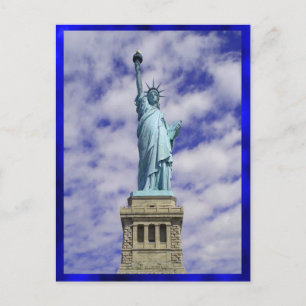 Standbeeld van de Vrijheid, Ellis Island, New York Briefkaart