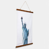 Standbeeld van de Vrijheid Hangend Wandkleed (Gebogen)