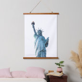 Standbeeld van de Vrijheid Hangend Wandkleed (Slaapkamer)