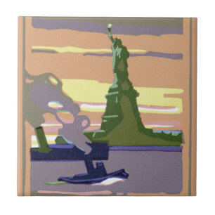 Standbeeld van de Vrijheid in New York City, Vinta Tegeltje