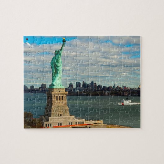 Standbeeld van de Vrijheid Legpuzzel (Horizontaal)