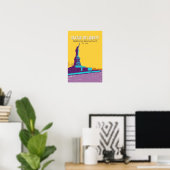 Standbeeld van de Vrijheid Nationaal Monument Libe Poster (Thuiskantoor)