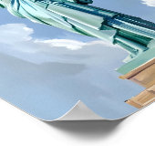 Standbeeld van de Vrijheid New York City Poster (Hoek)