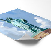 Standbeeld van de Vrijheid New York City Poster (Hoek)