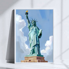 Standbeeld van de Vrijheid New York City Poster